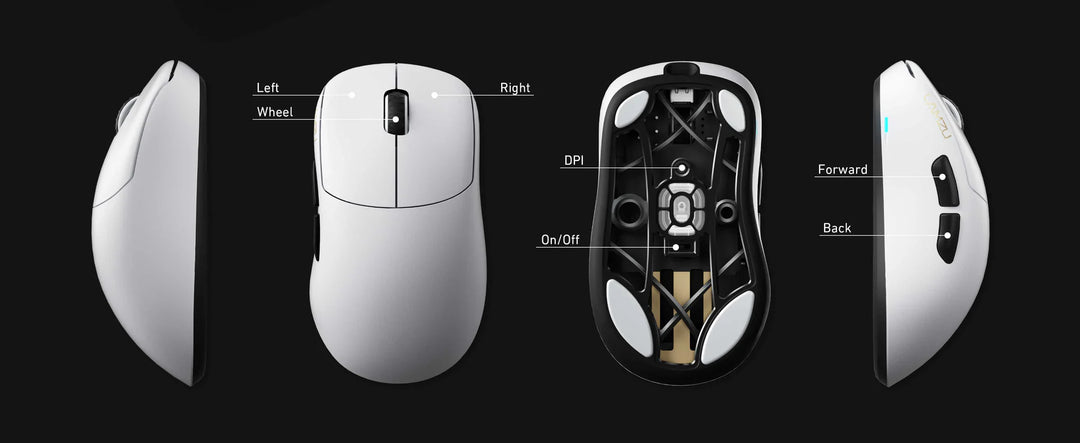 LAMZU Thorn 超軽量 約52g ワイヤレスゲーミングマウス White – kitcut LAMZU Thorn 超軽量 約52g ワイヤレスゲーミングマウス White – kitcut