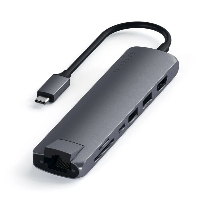 Satechi 6-in-1 USB-C Slim Multiport Adapter PD対応 スリムマルチポートアダプター