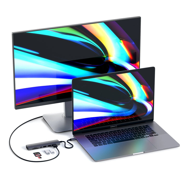 Satechi 6-in-1 USB-C Slim Multiport Adapter PD対応 スリムマルチポートアダプター