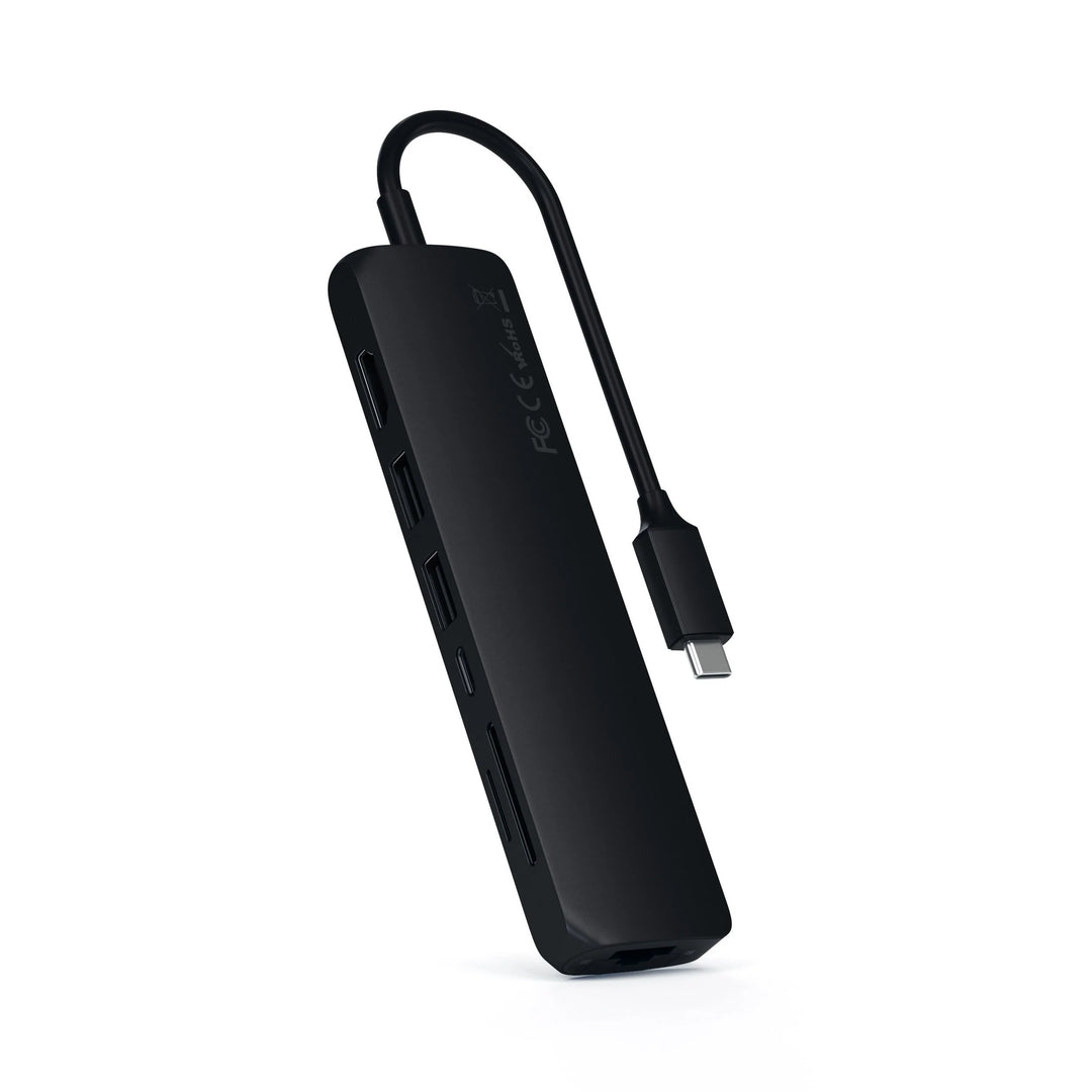Satechi 6-in-1 USB-C Slim Multiport Adapter PD対応 スリムマルチポートアダプター