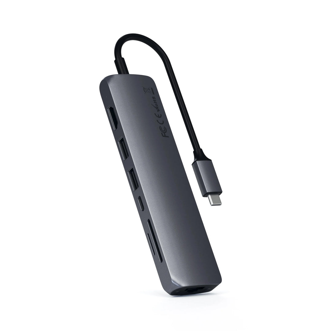Satechi 6-in-1 USB-C Slim Multiport Adapter PD対応 スリムマルチポートアダプター