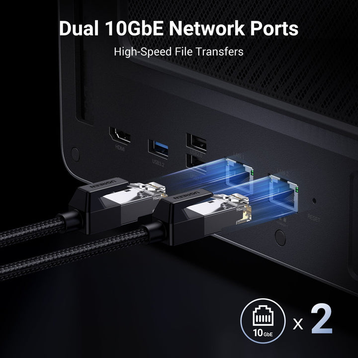 UGREEN NASync DXP6800 Pro 6+2ベイ NAS ストレージケース