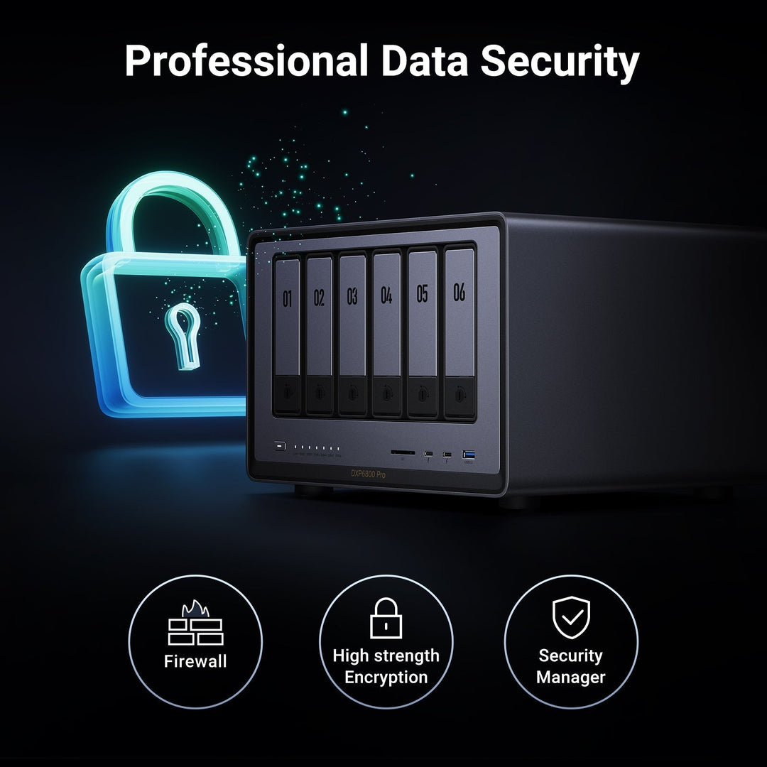 UGREEN NASync DXP6800 Pro 6+2ベイ NAS ストレージケース