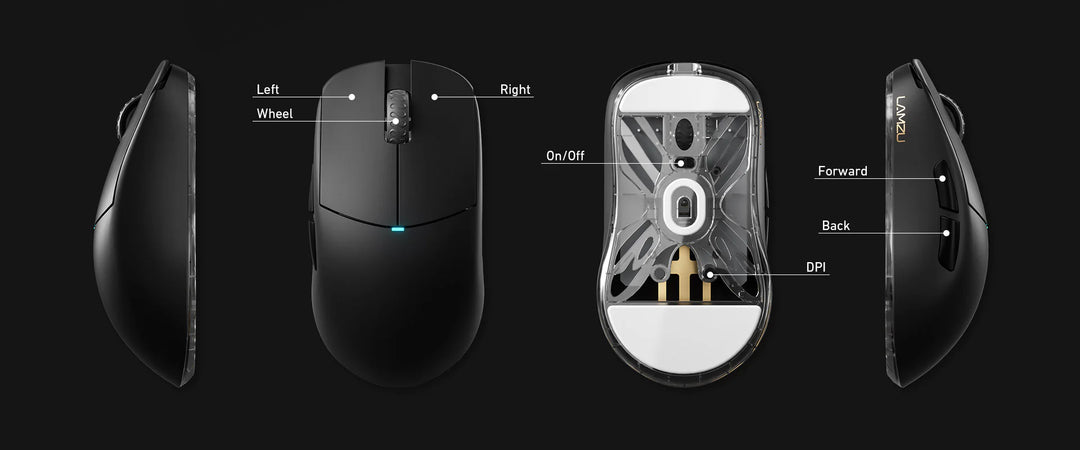 LAMZU Atlantis OG V2 4K 4Kレシーバー付属 超軽量 約57gワイヤレス LAMZU Atlantis OG V2 4K 4Kレシーバー付属 超軽量 約57gワイヤレス